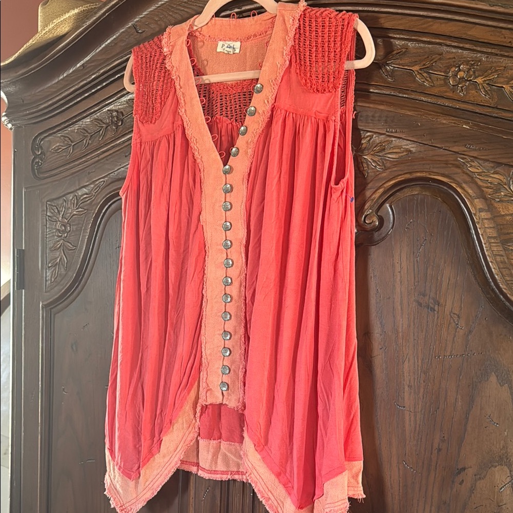 POL Button Blouse
